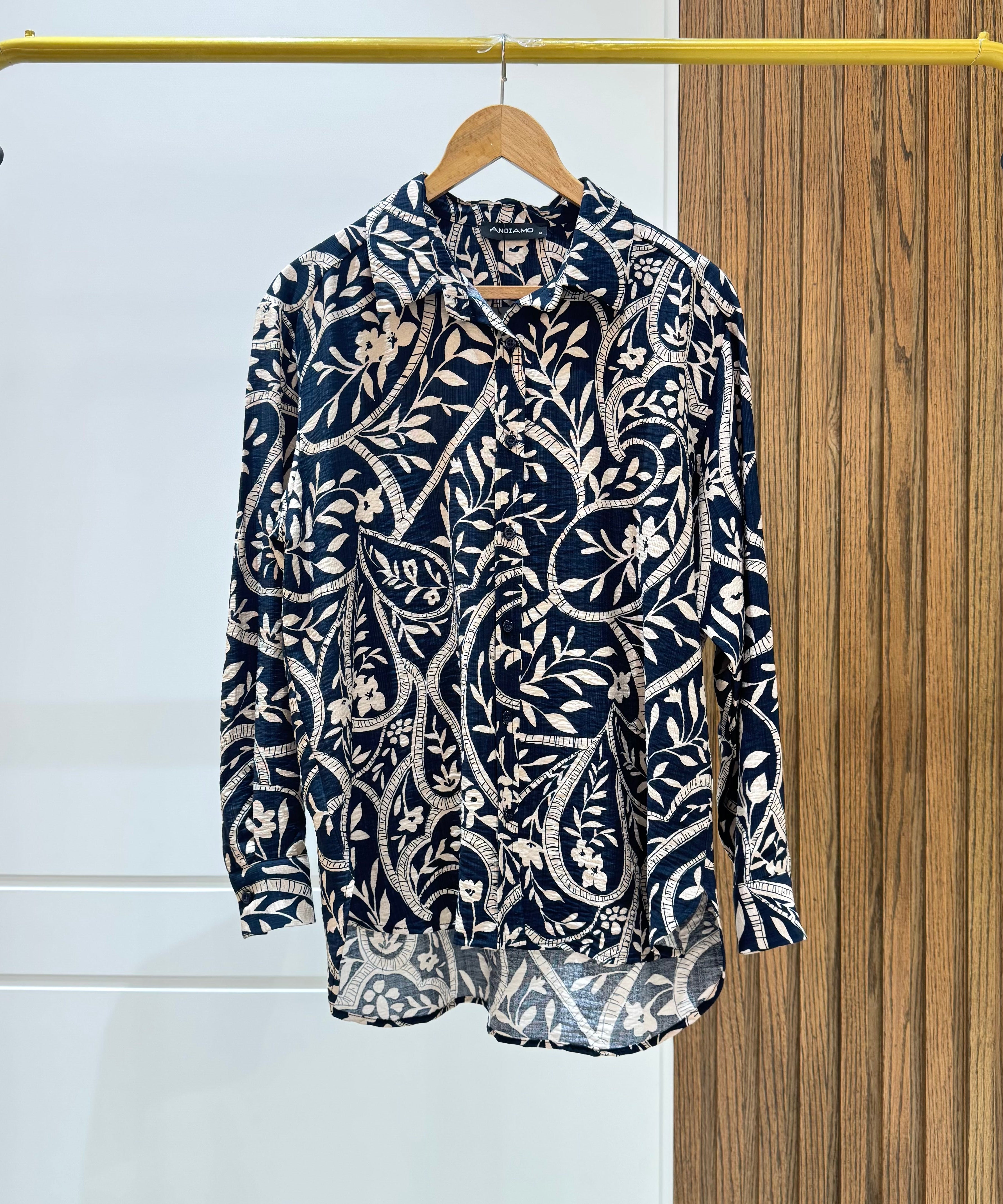 Shirt-Spanish Linen-BLACK