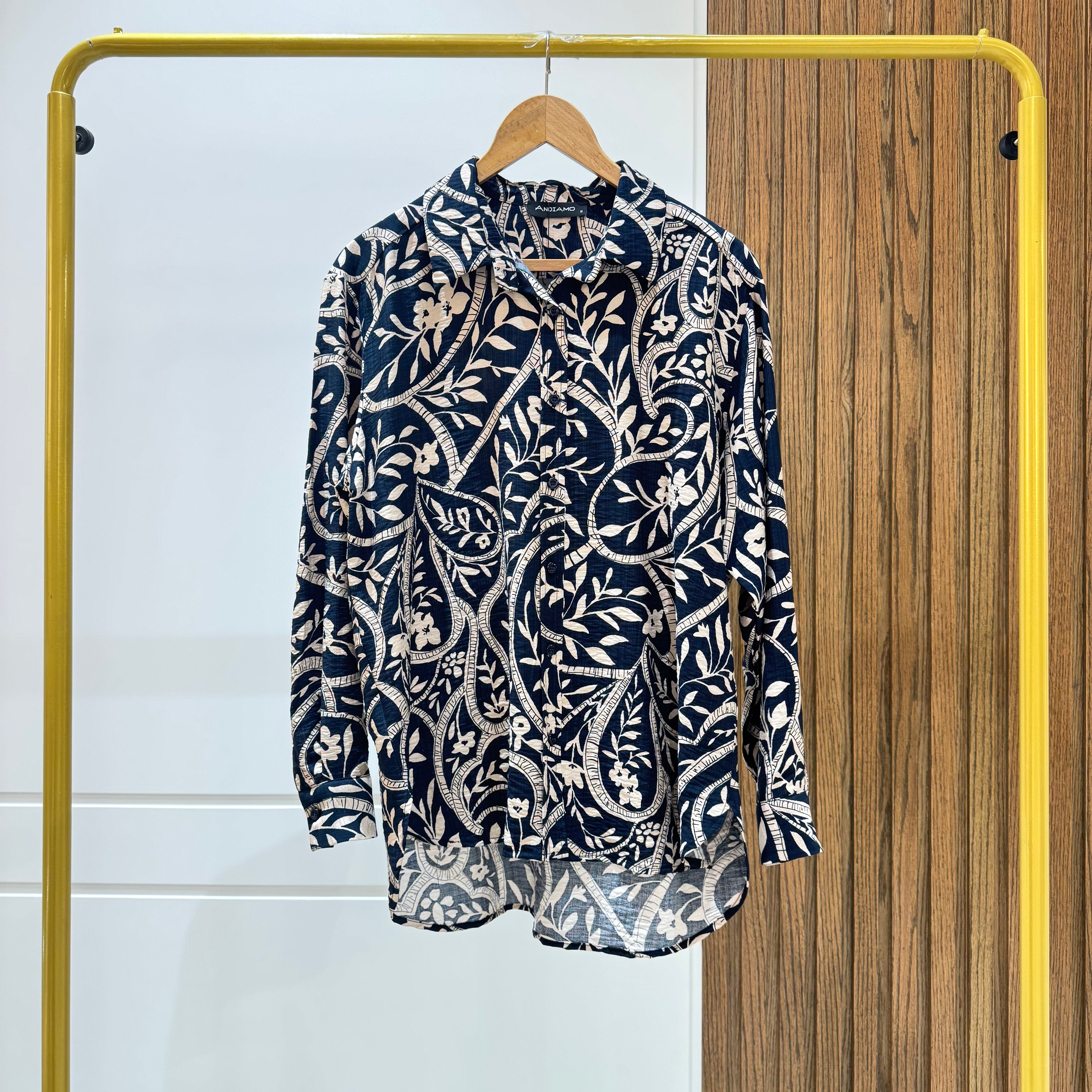 Shirt-Spanish Linen-BLACK