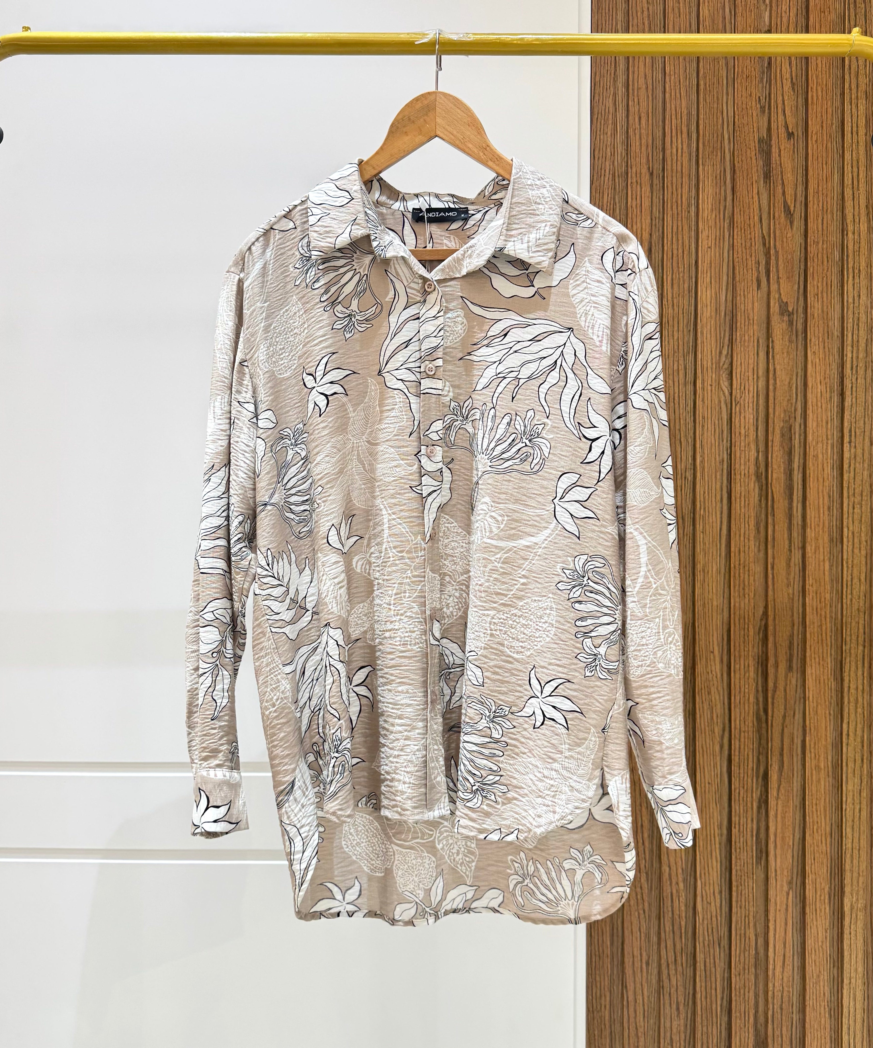 Shirt-Spanish Linen-BEGIE