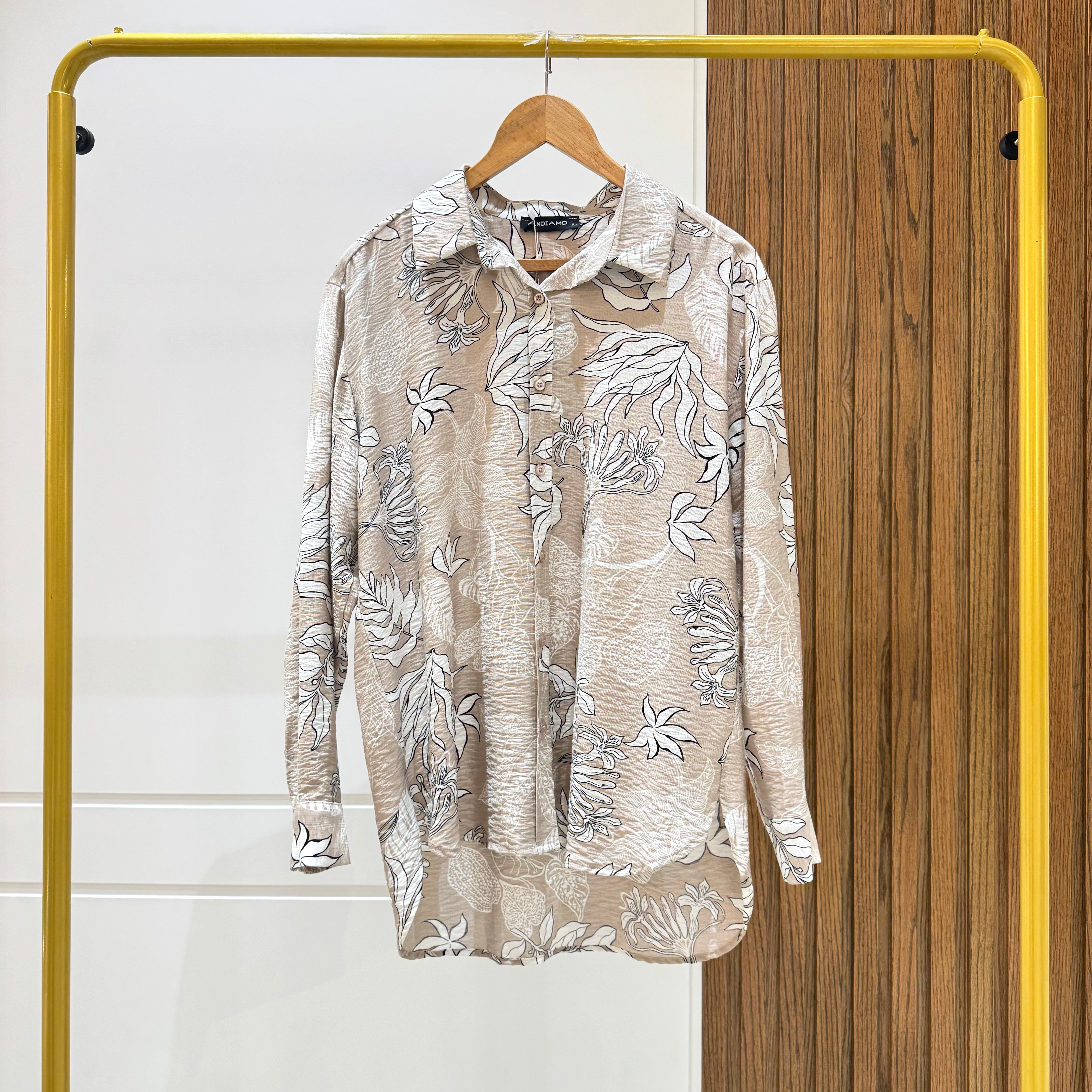 Shirt-Spanish Linen-BEGIE