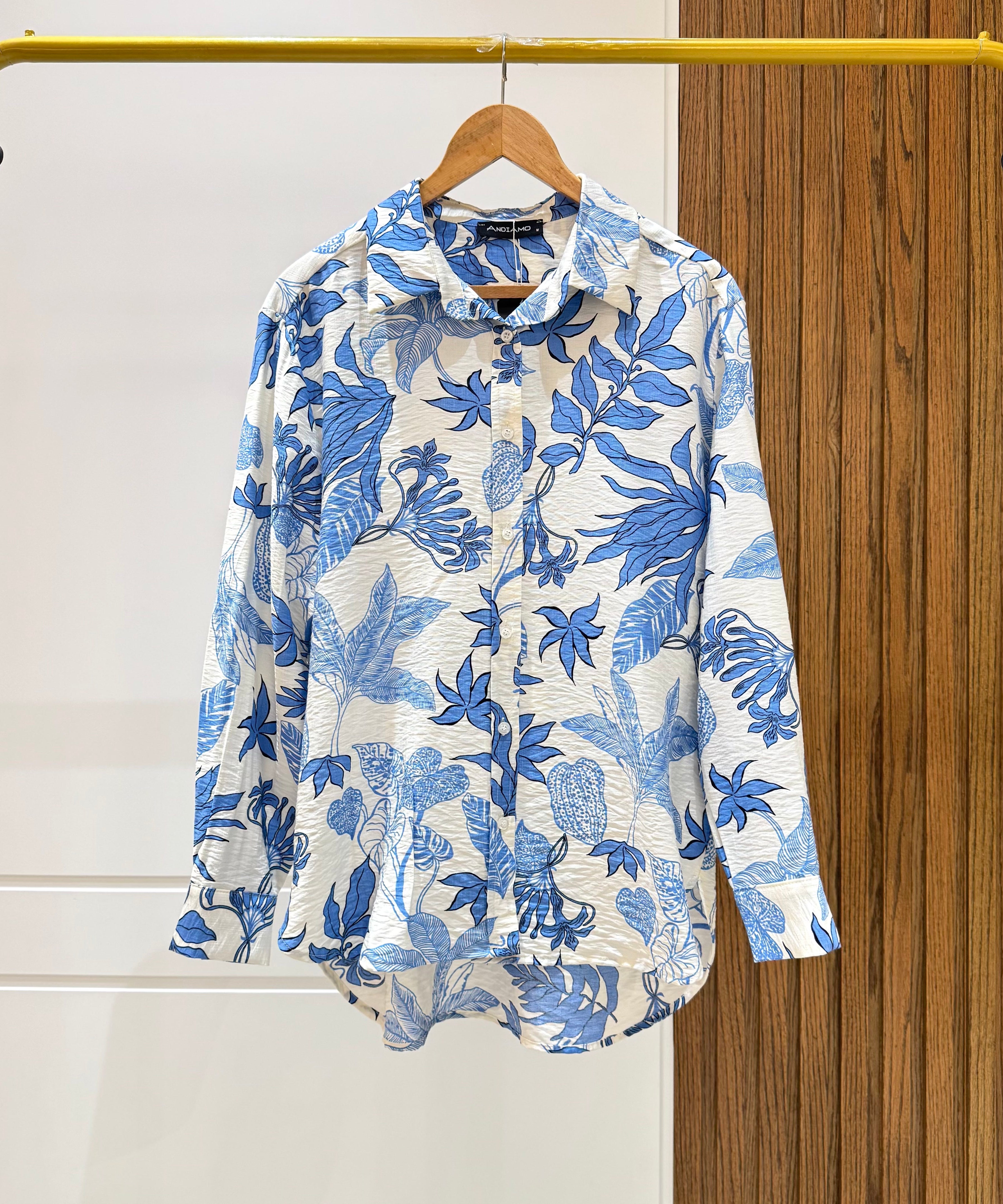 Shirt-Spanish Linen-SKY BLUE