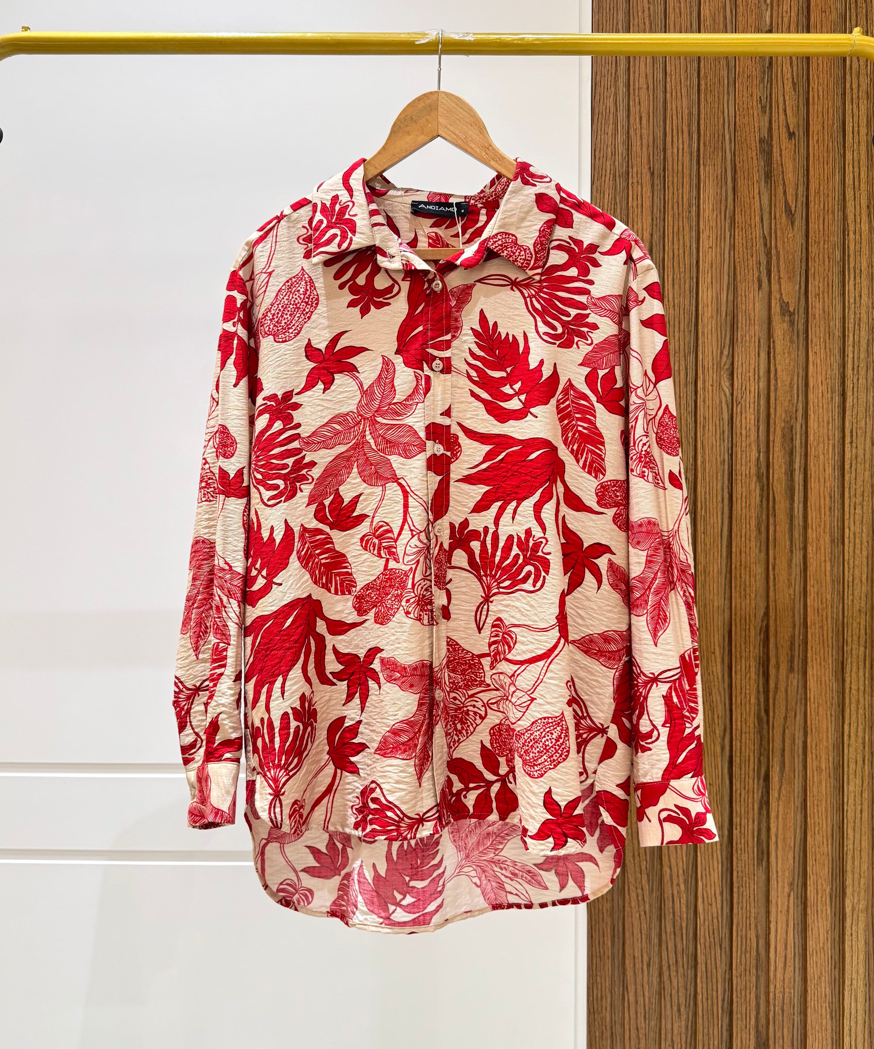 Shirt-Spanish Linen-RED