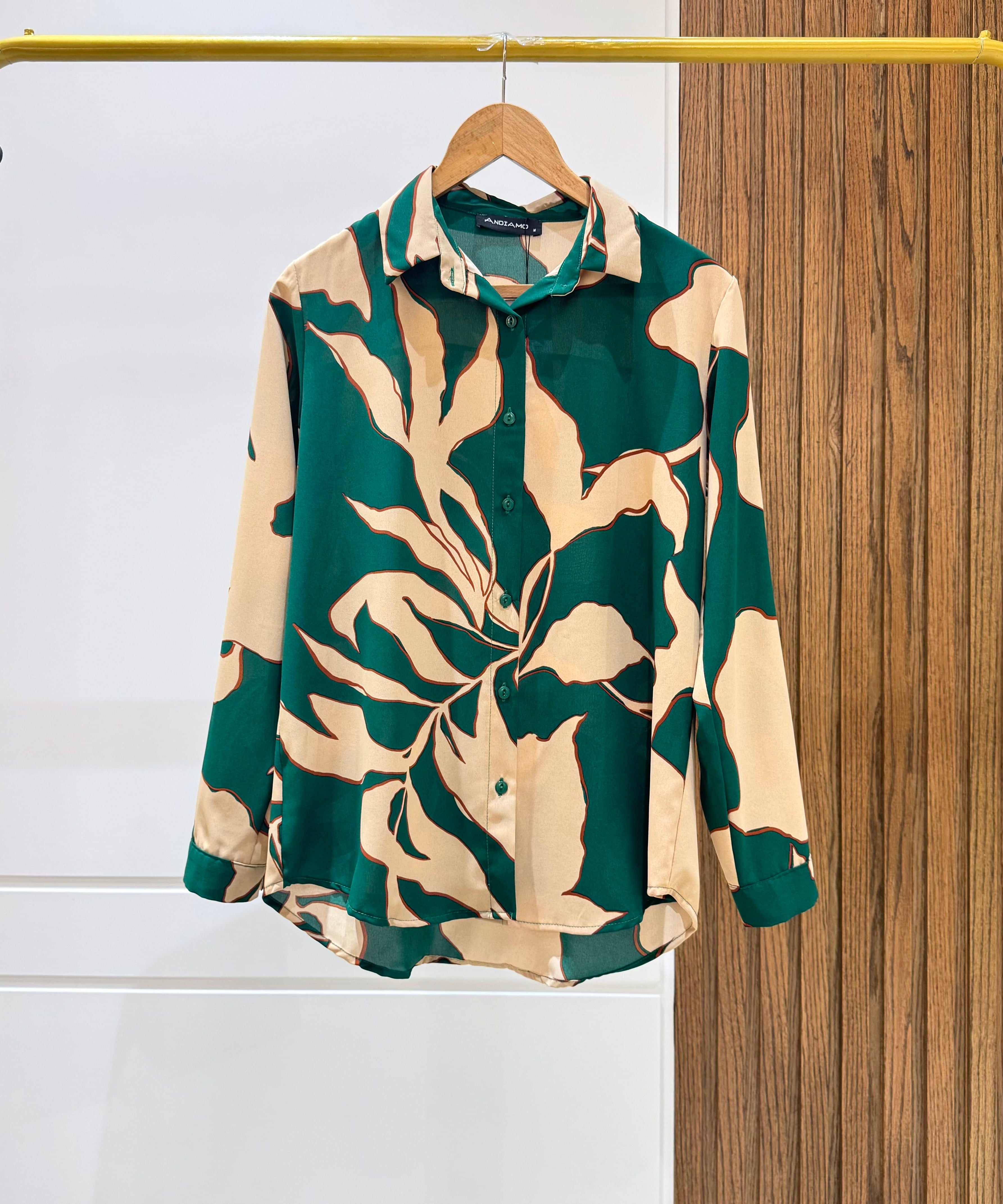 Shirt-Chiffon-GREEN