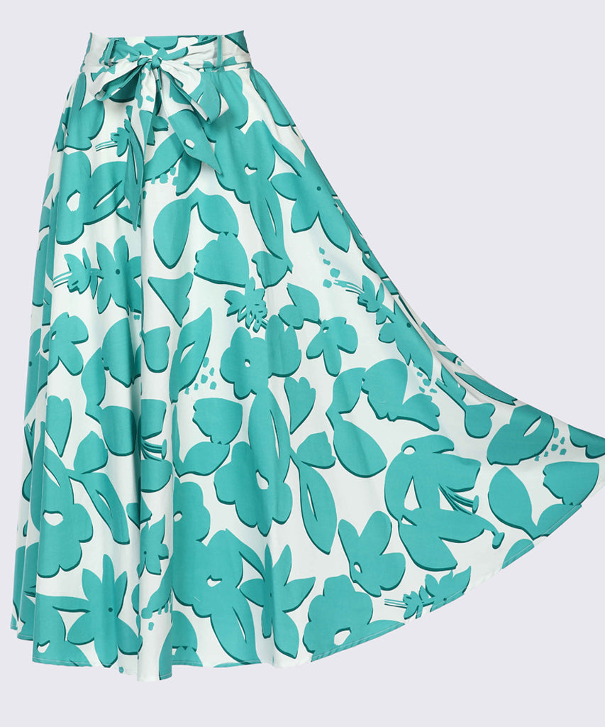 Skirt-Cotton Polyester-MINT