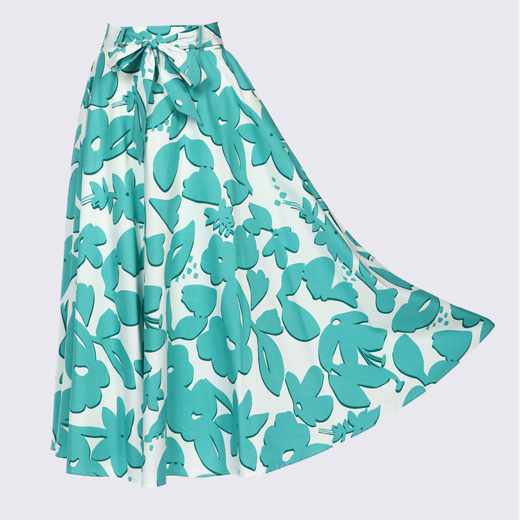 Skirt-Cotton Polyester-MINT