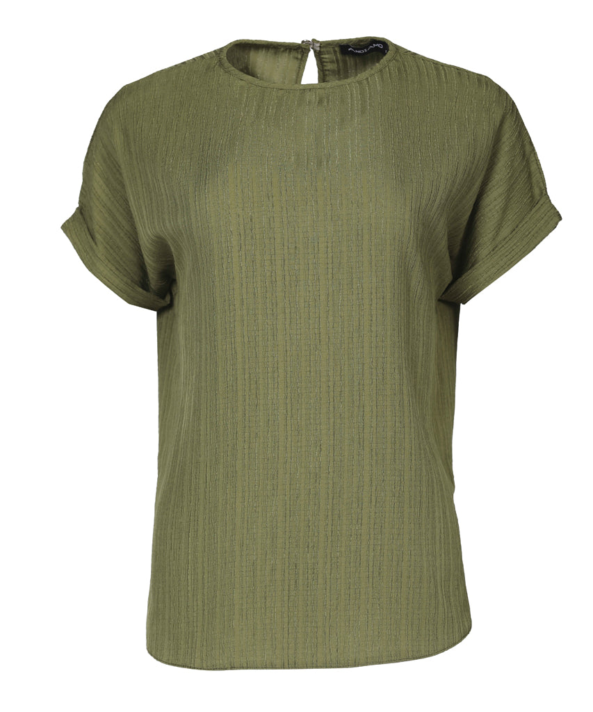 Blouse-Cotton Viscose-OLIVE
