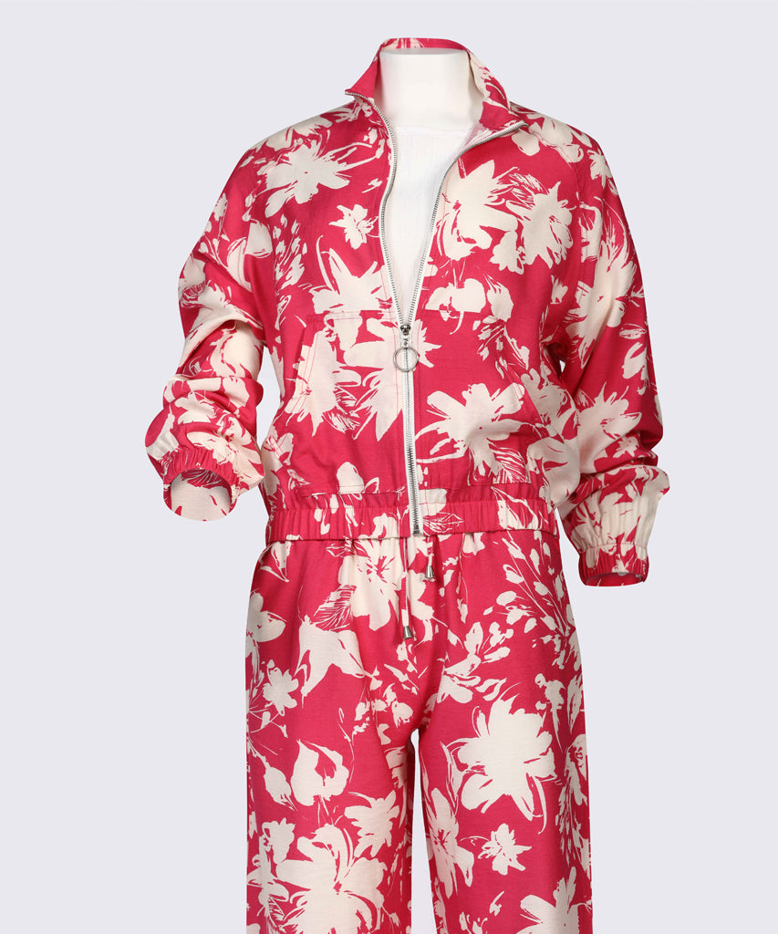 Jacket-Spanish Linen-FUCHSIA