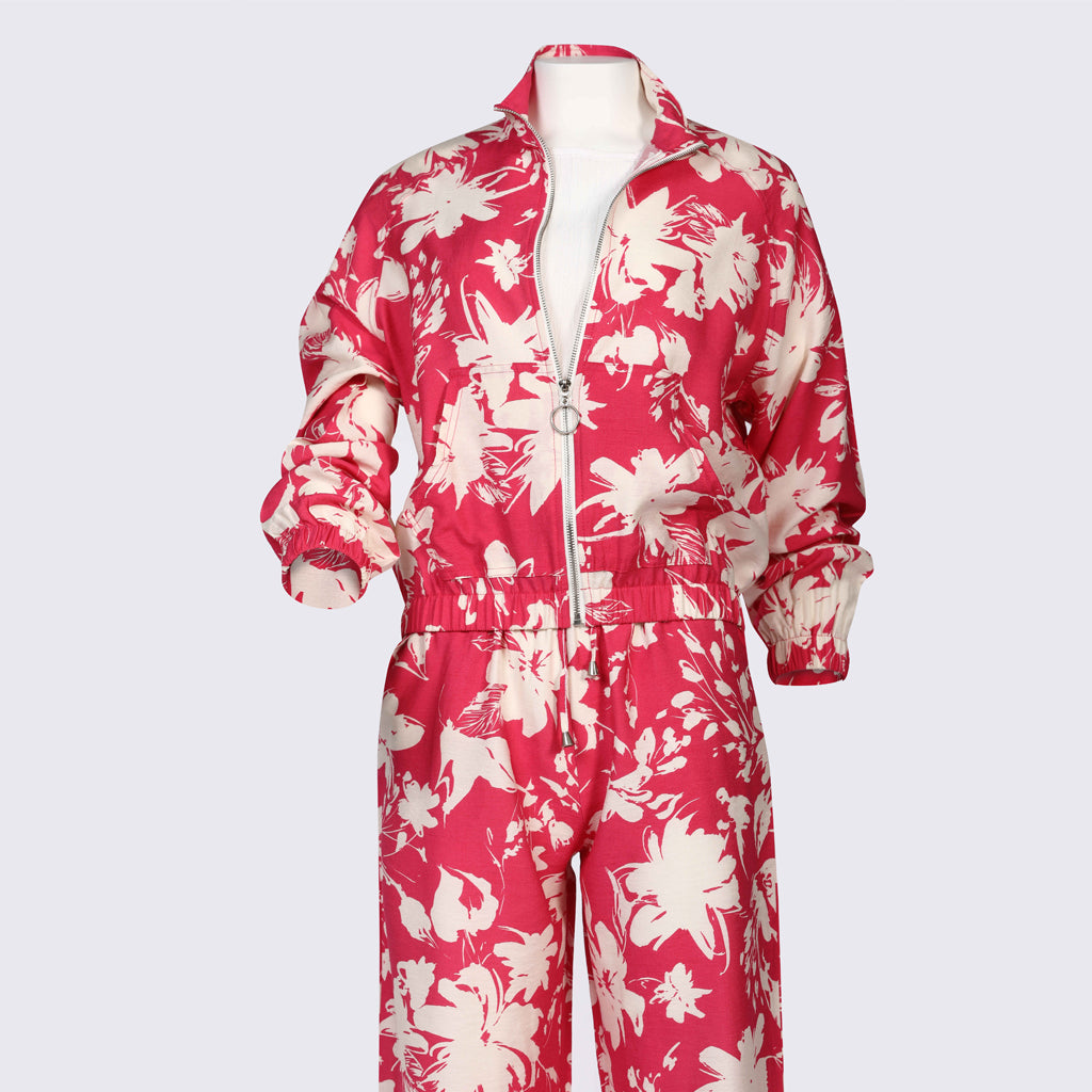 Jacket-Spanish Linen-FUCHSIA