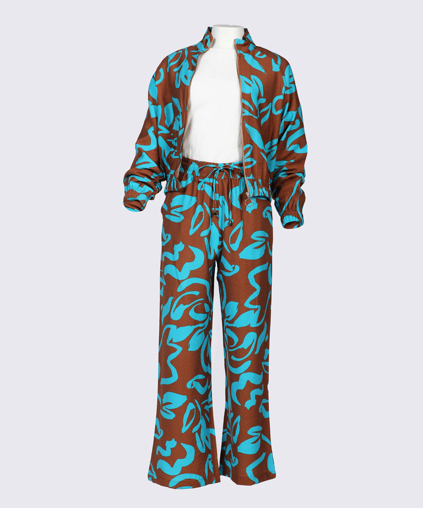 Trousers-Spanish Linen-TURQUOIS