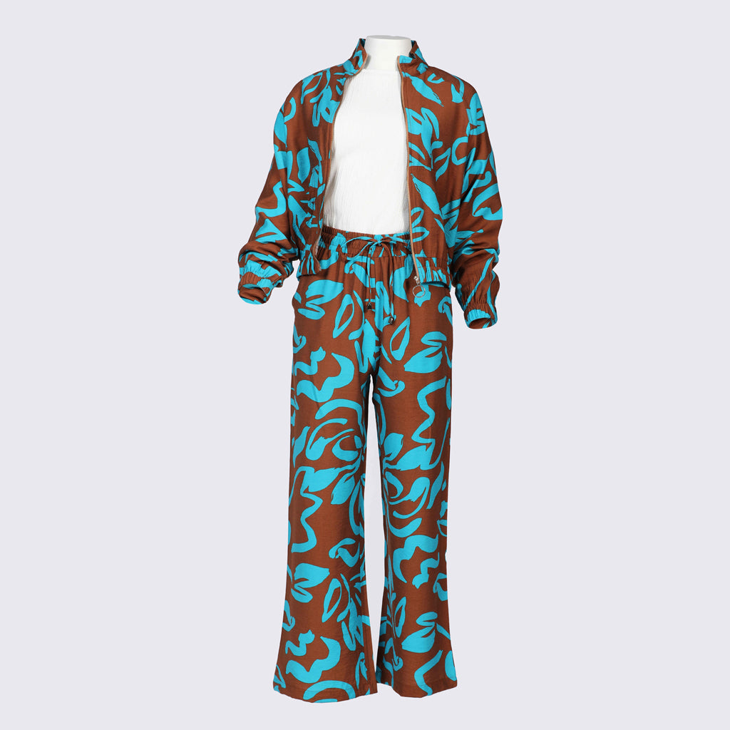 Trousers-Spanish Linen-TURQUOIS