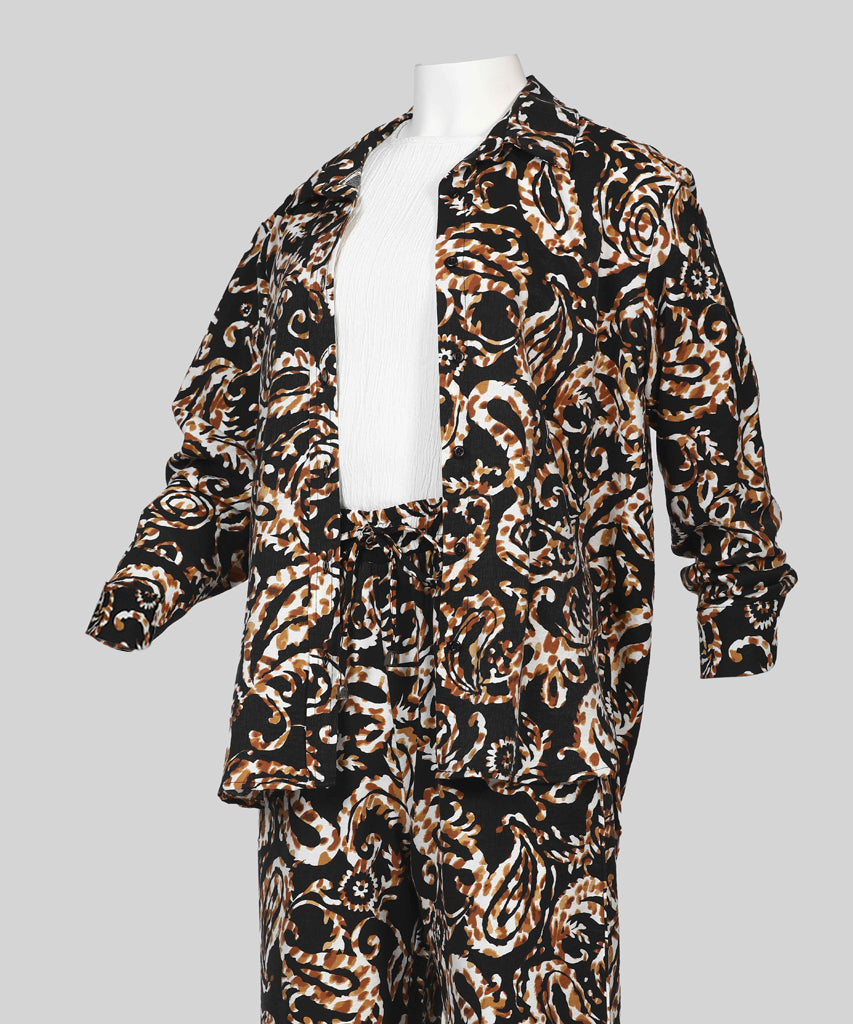 Shirt-Spanish Linen-BLACK