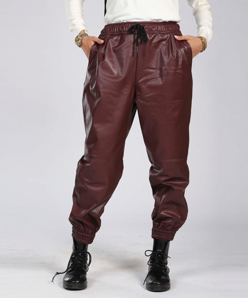 Trouser-Leather-BURGUNDY