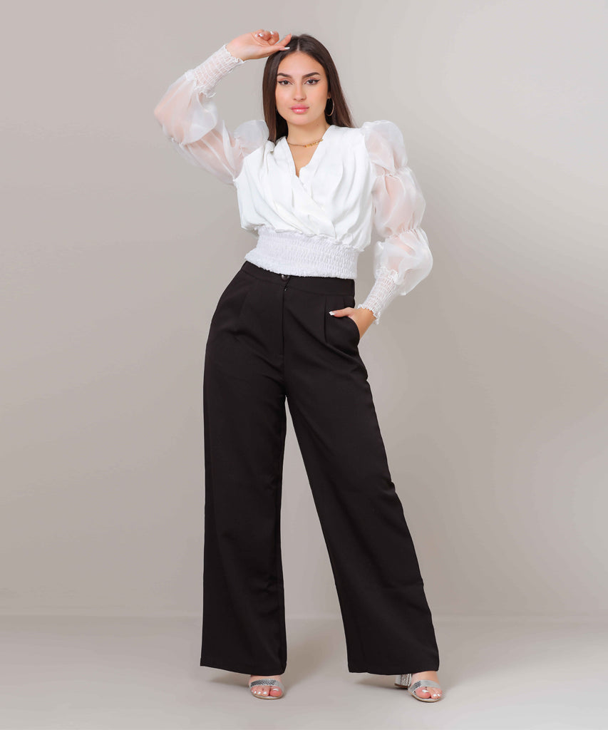 Trouser-Thick Crepe-BLACK
