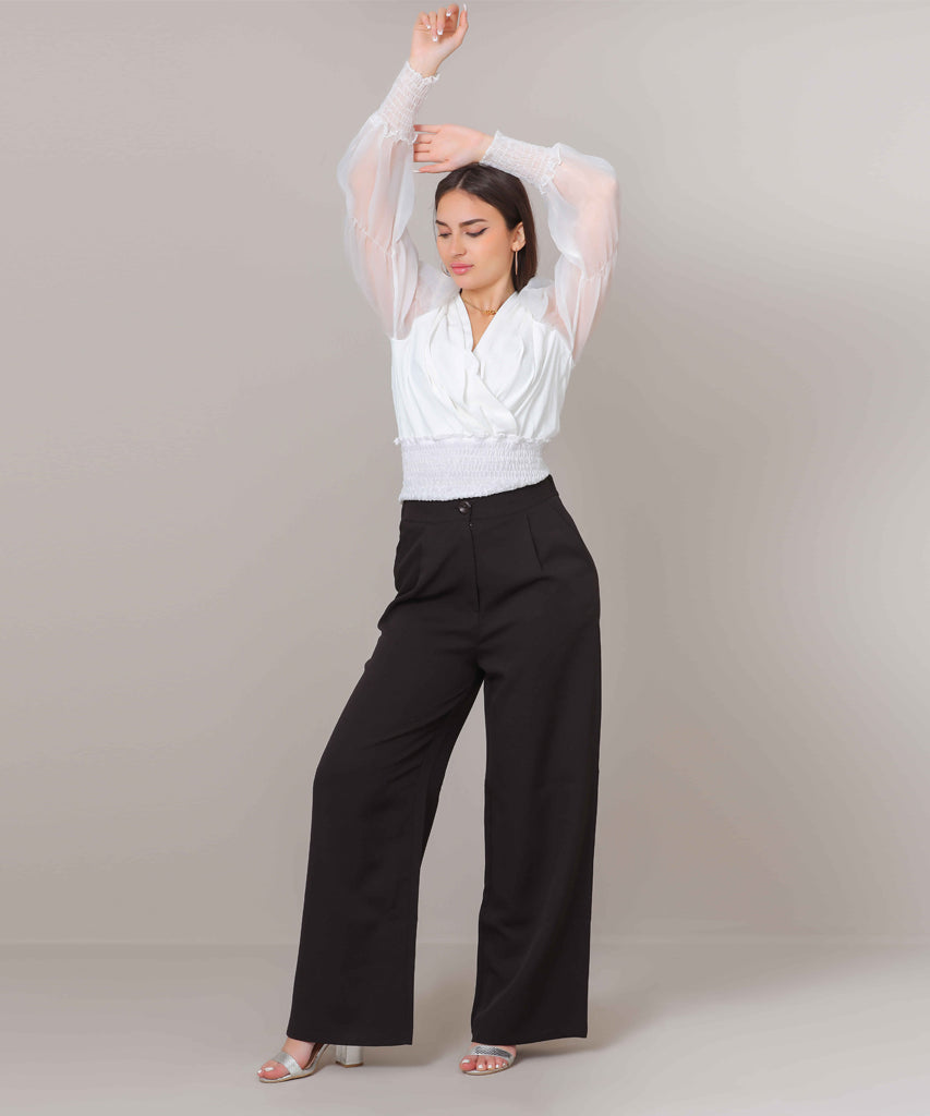 Trouser-Thick Crepe-BLACK
