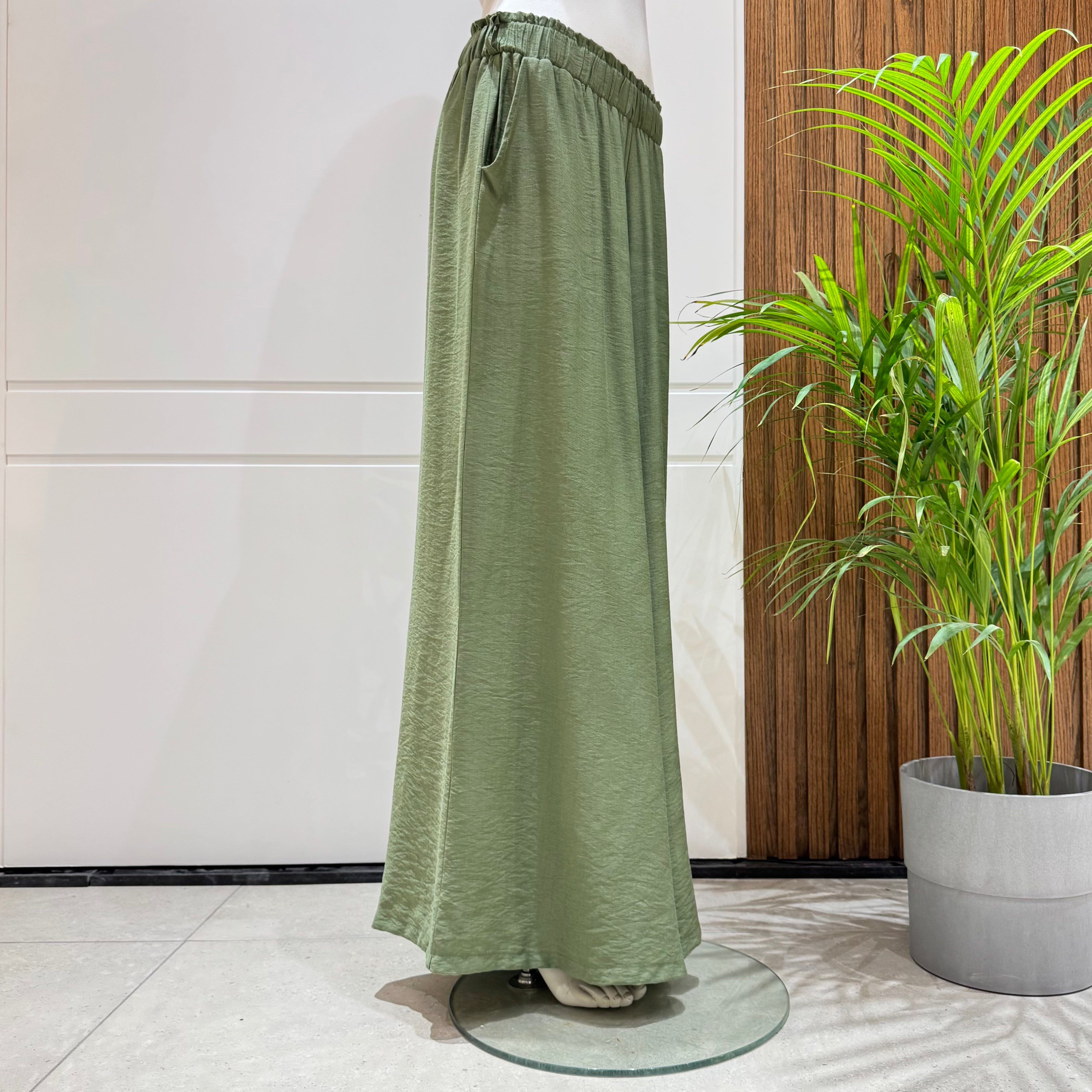 Trousers-Spanish Linen-Olive