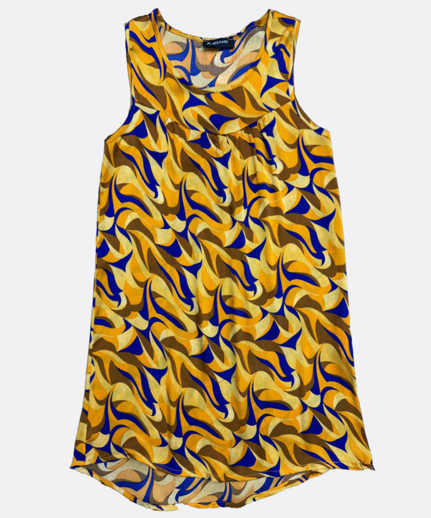 Blouse-Satin-MUSTARD