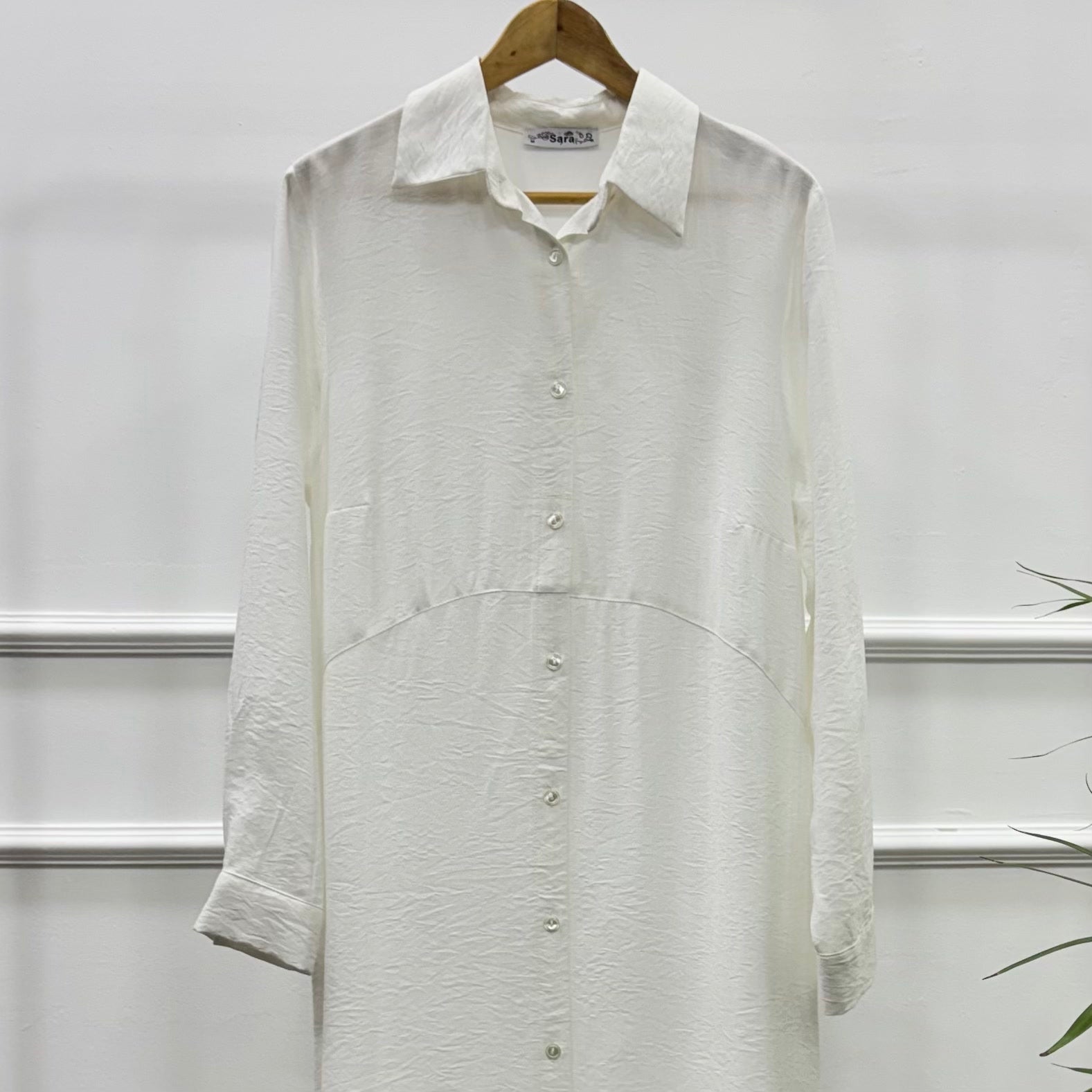 Versatile Long Tunic-Spanish Linen-White