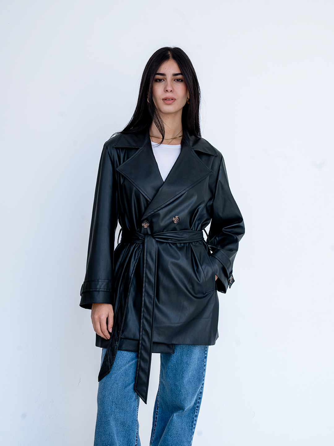 Coat -Leather