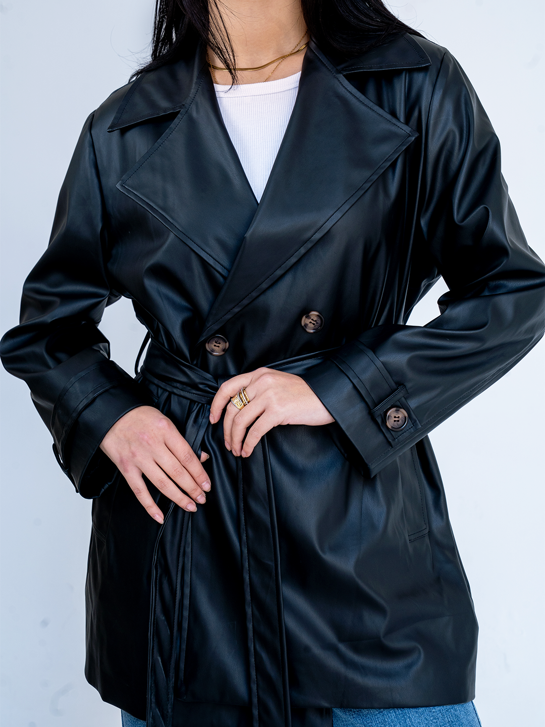 Coat -Leather