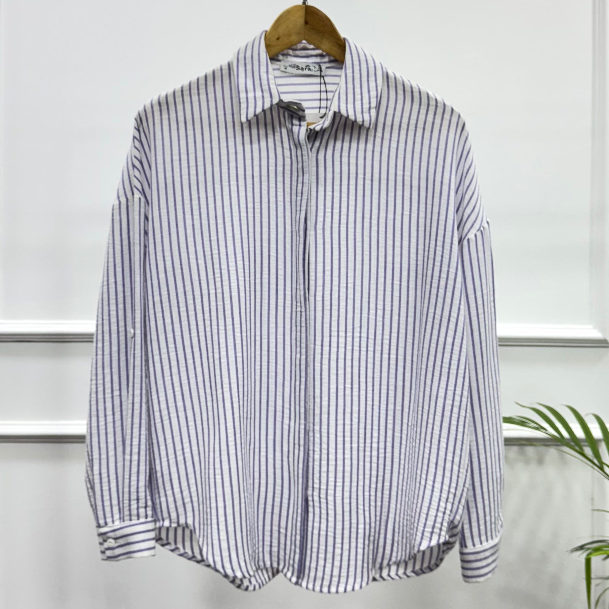 Striped Casual Shirt-Spanish Linen