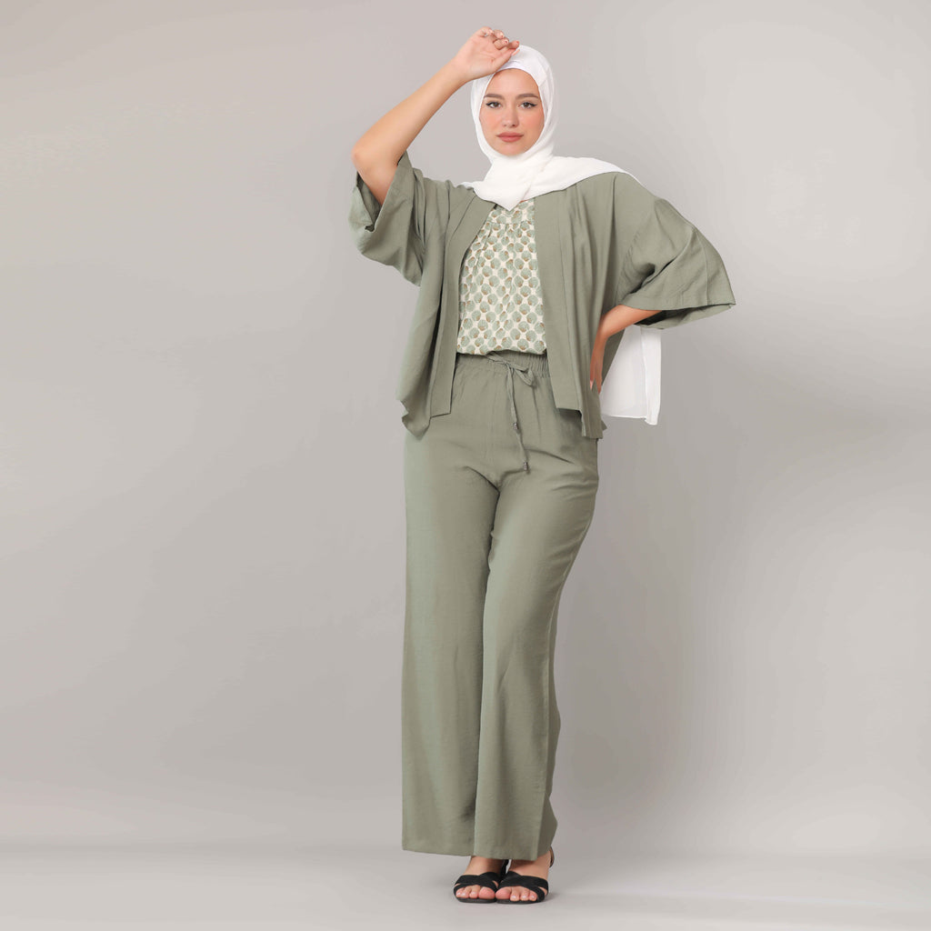 Trousers-Gabardine-OLIVE