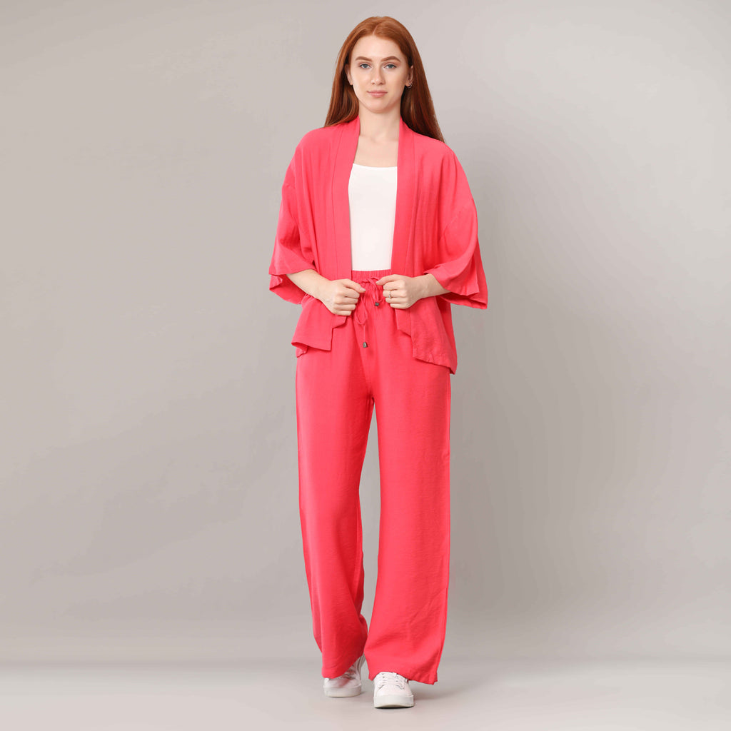 Cardigan-Cotton Viscose-FUCHSIA