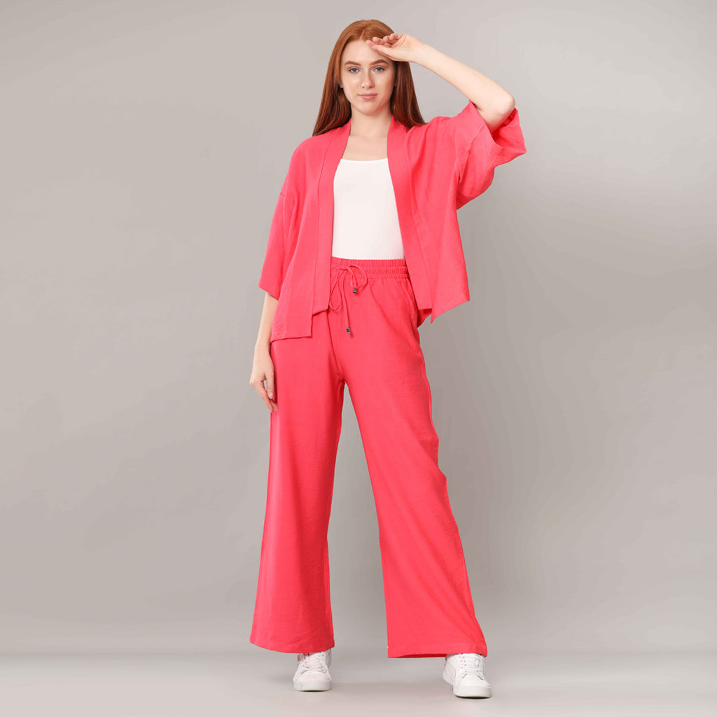 Cardigan-Cotton Viscose-FUCHSIA