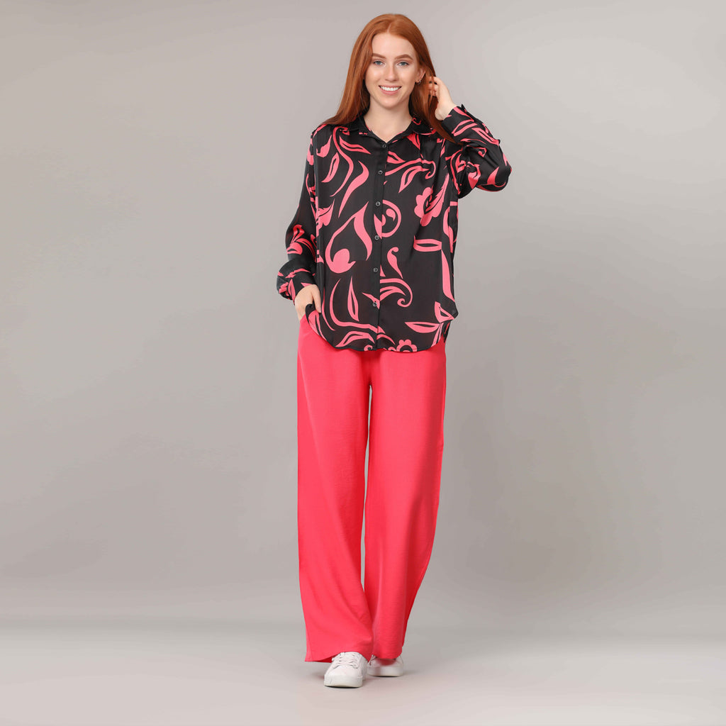 Shirt-Satin-FUCHSIA