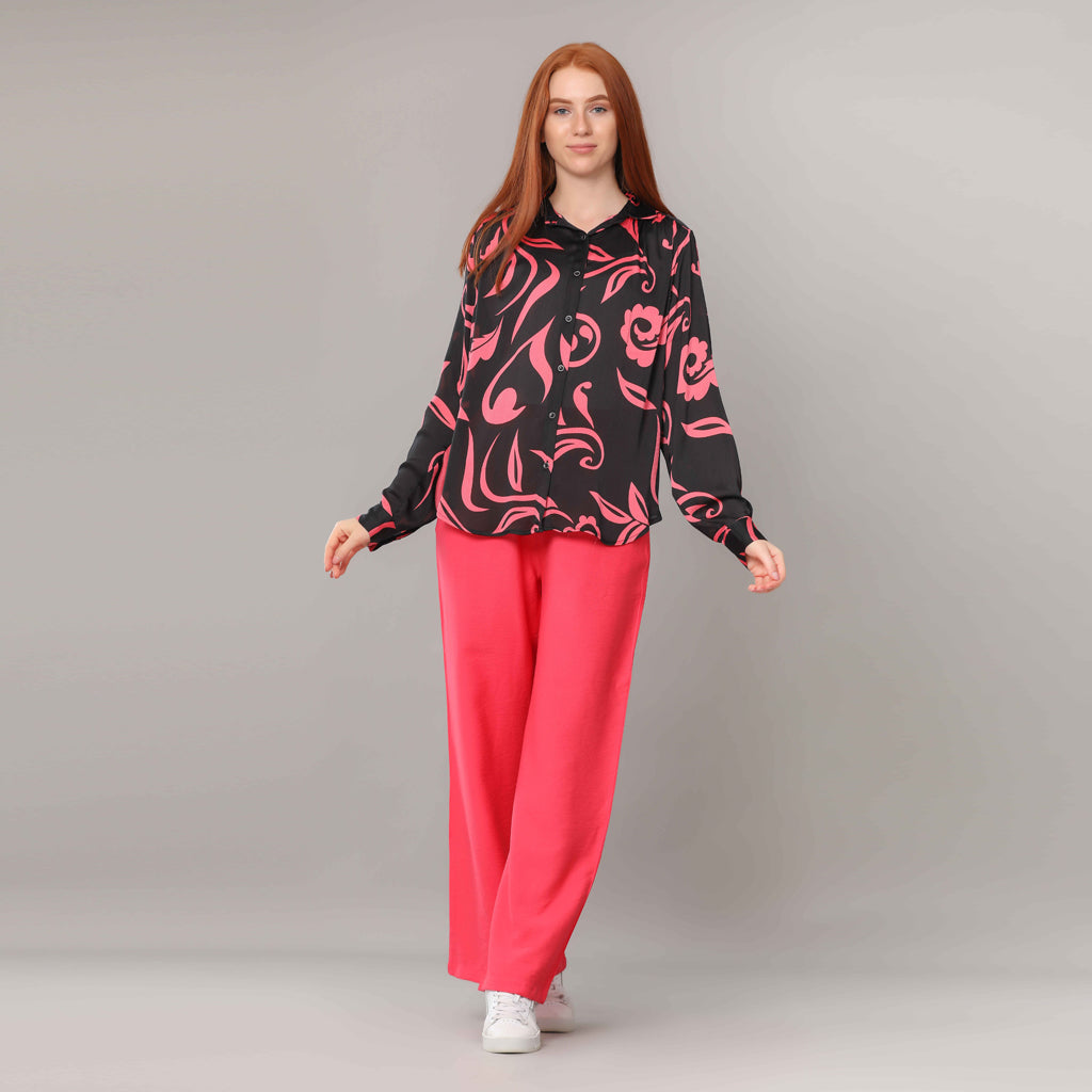 Shirt-Satin-FUCHSIA
