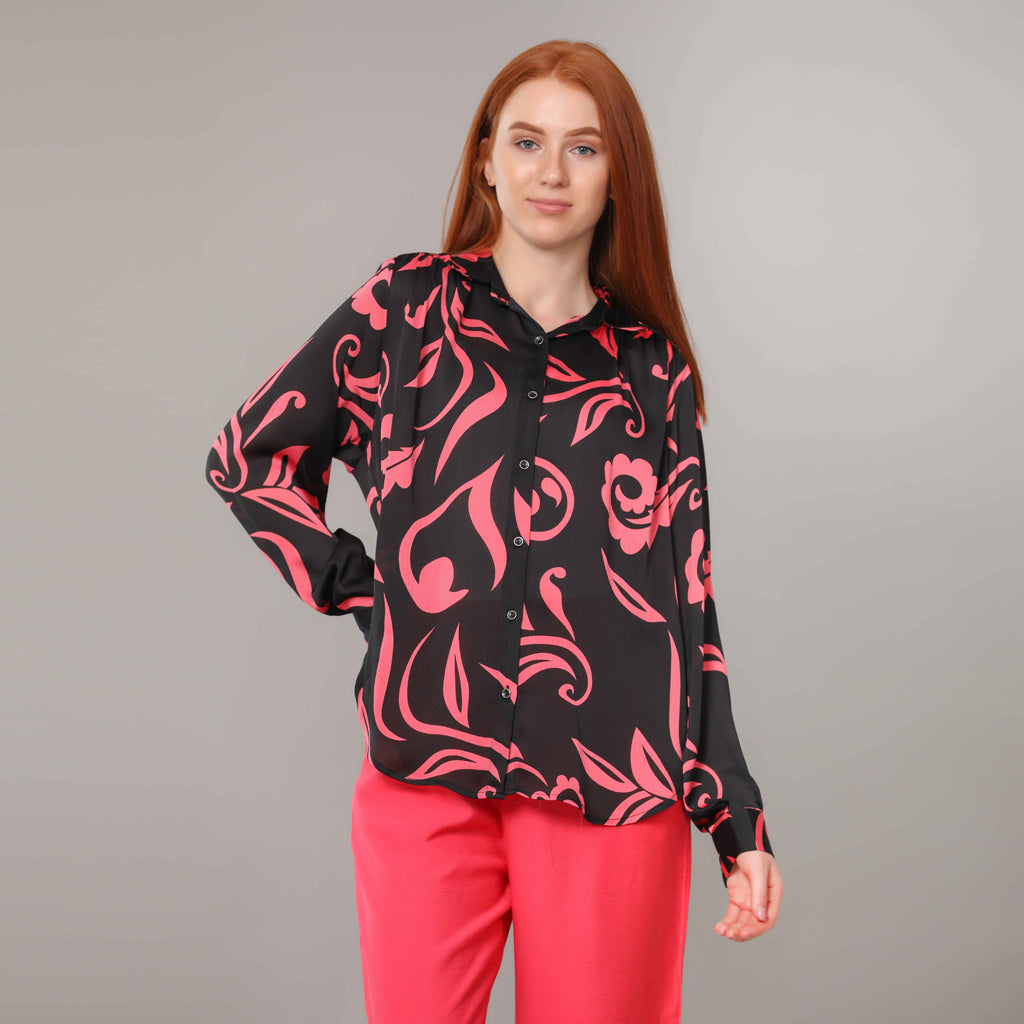 Shirt-Satin-FUCHSIA