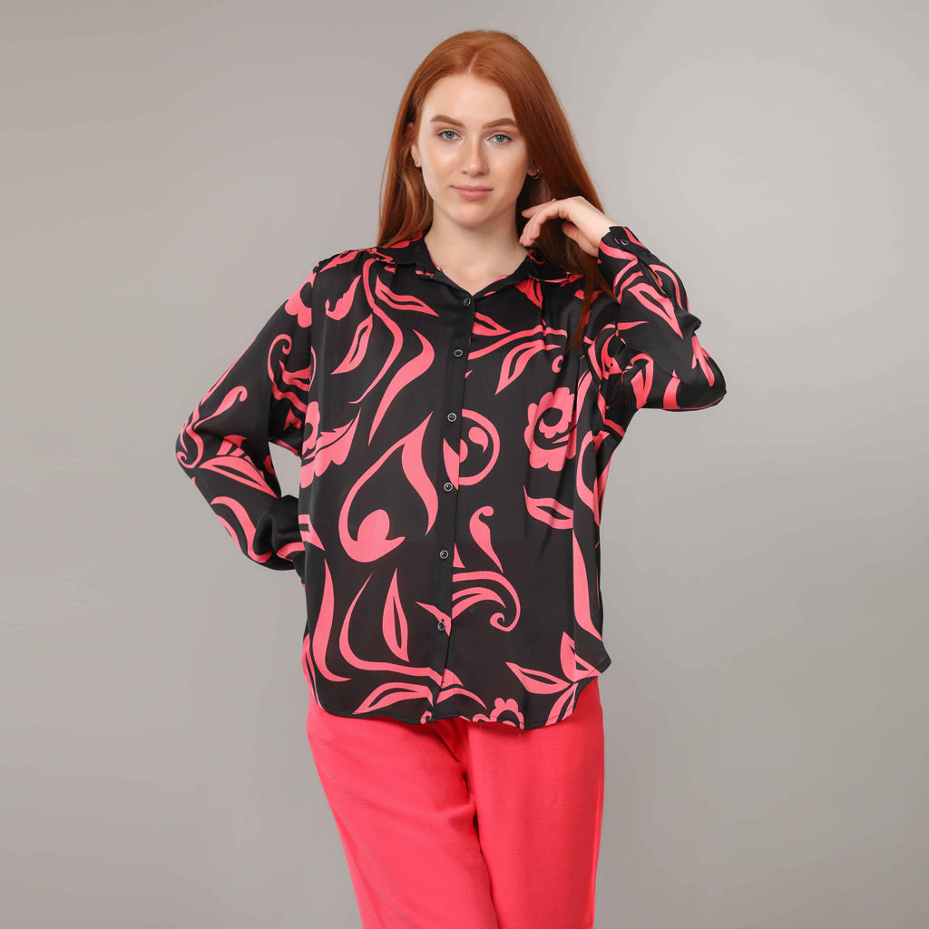 Shirt-Satin-FUCHSIA