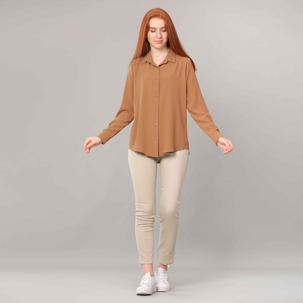 Shirt-Soft Armani-BROWN