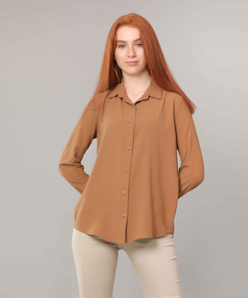 Shirt-Soft Armani-BROWN