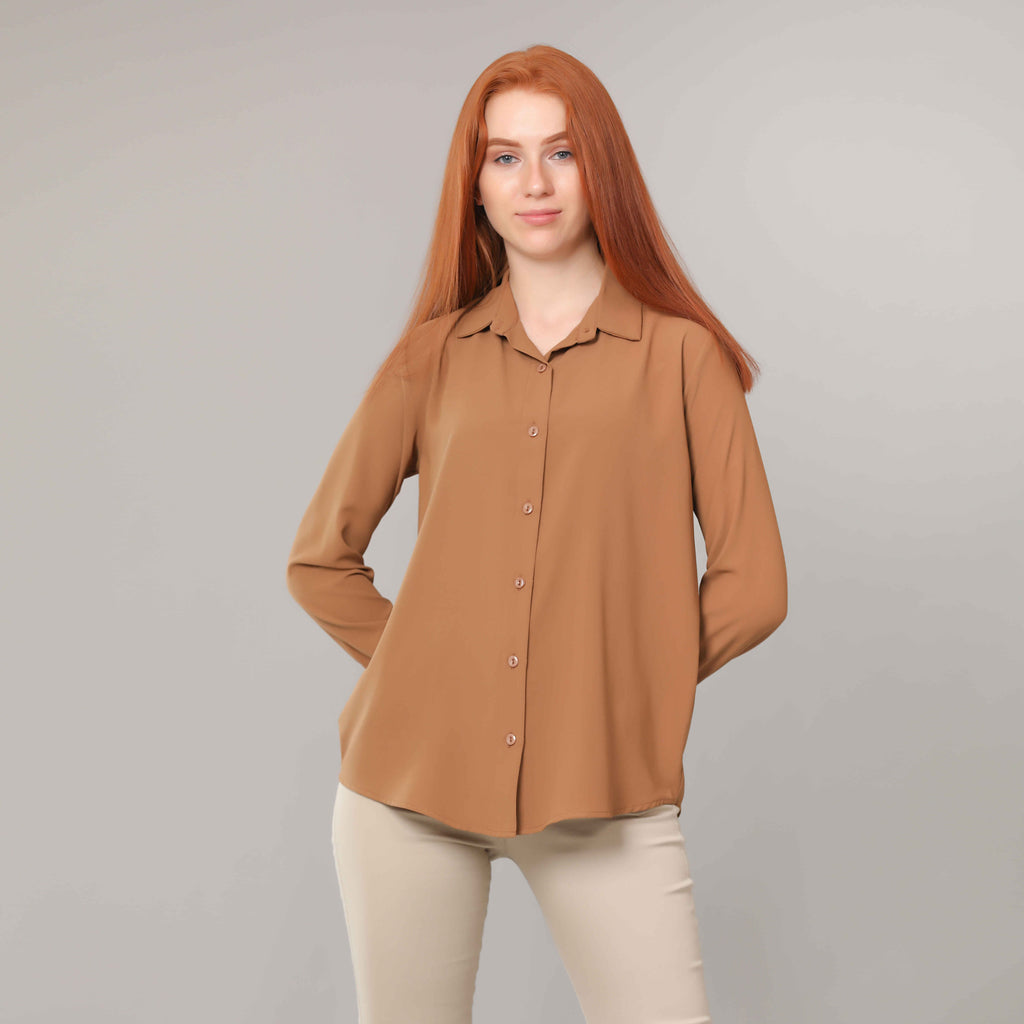 Shirt-Soft Armani-BROWN
