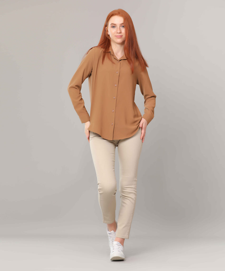 Shirt-Soft Armani-BROWN
