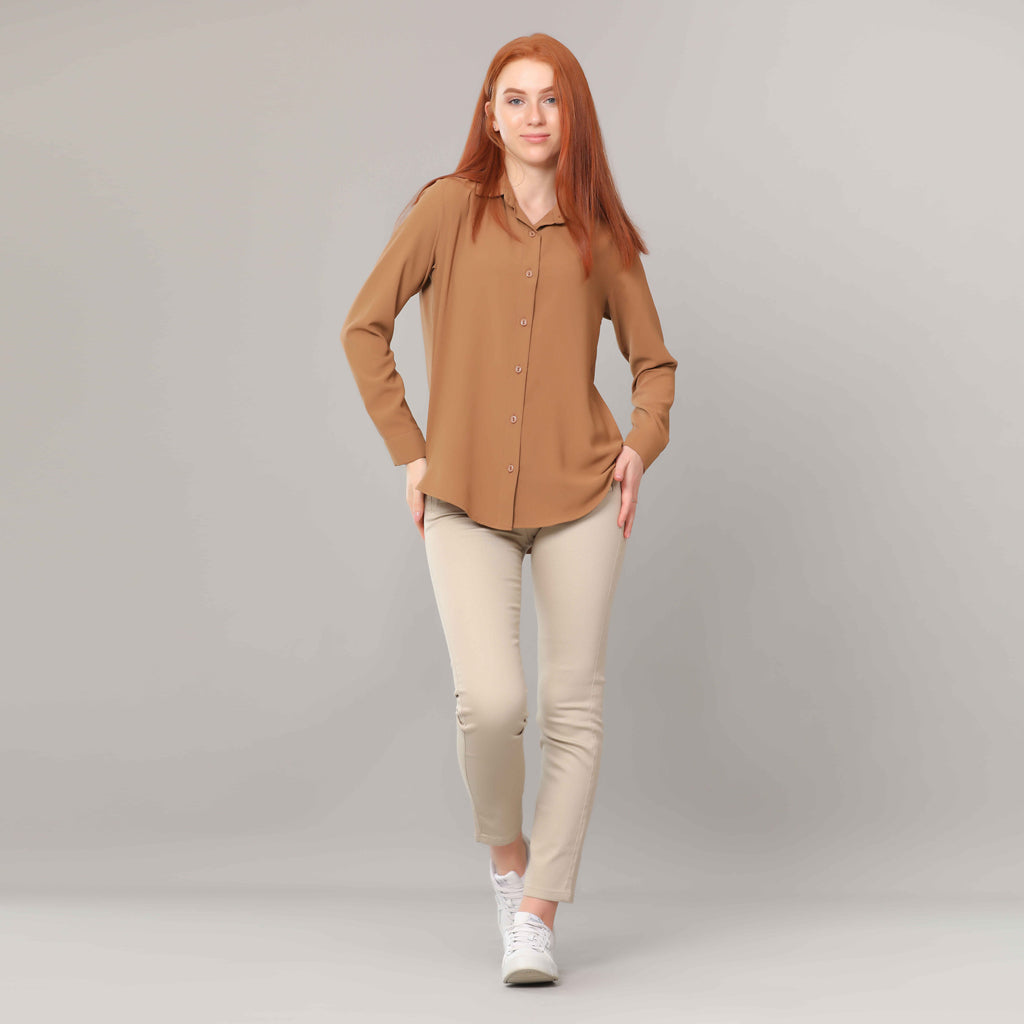 Shirt-Soft Armani-BROWN