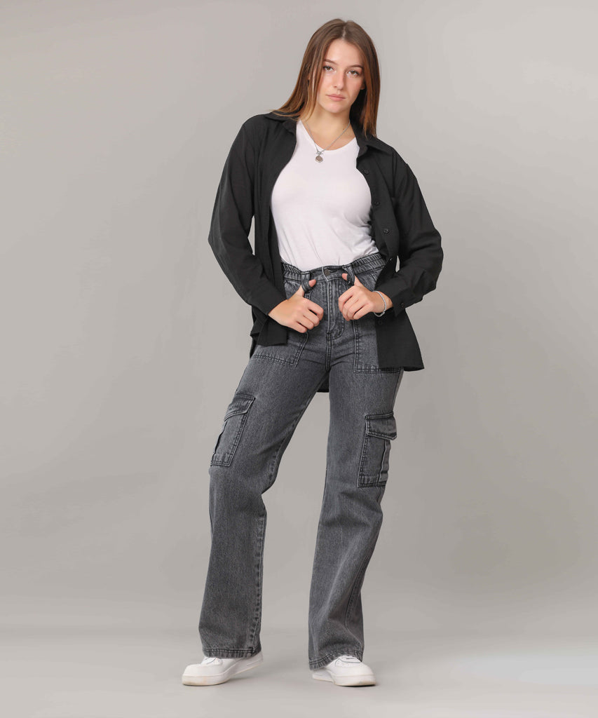 Shirt-Cotton Viscose-BLACK