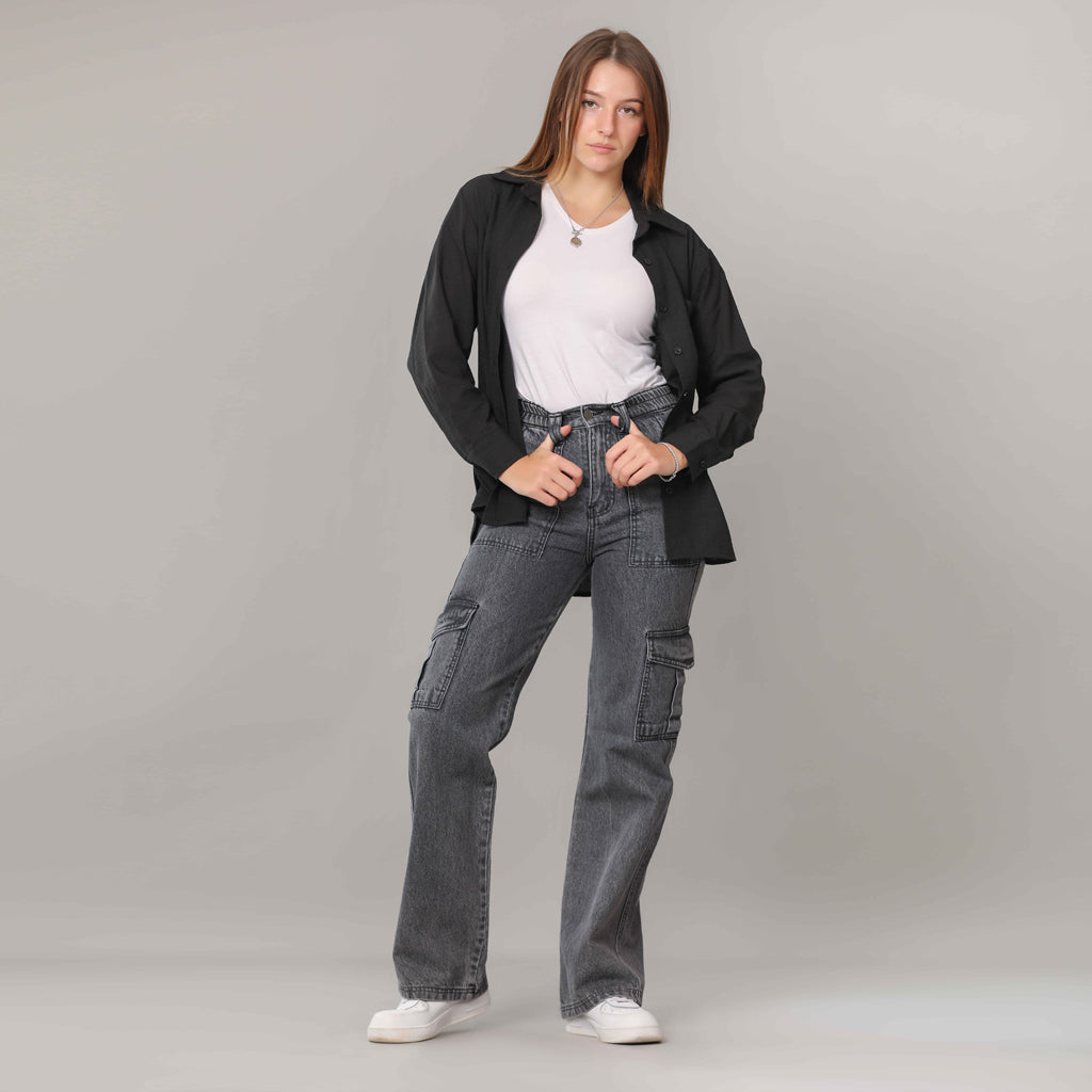 Shirt-Cotton Viscose-BLACK