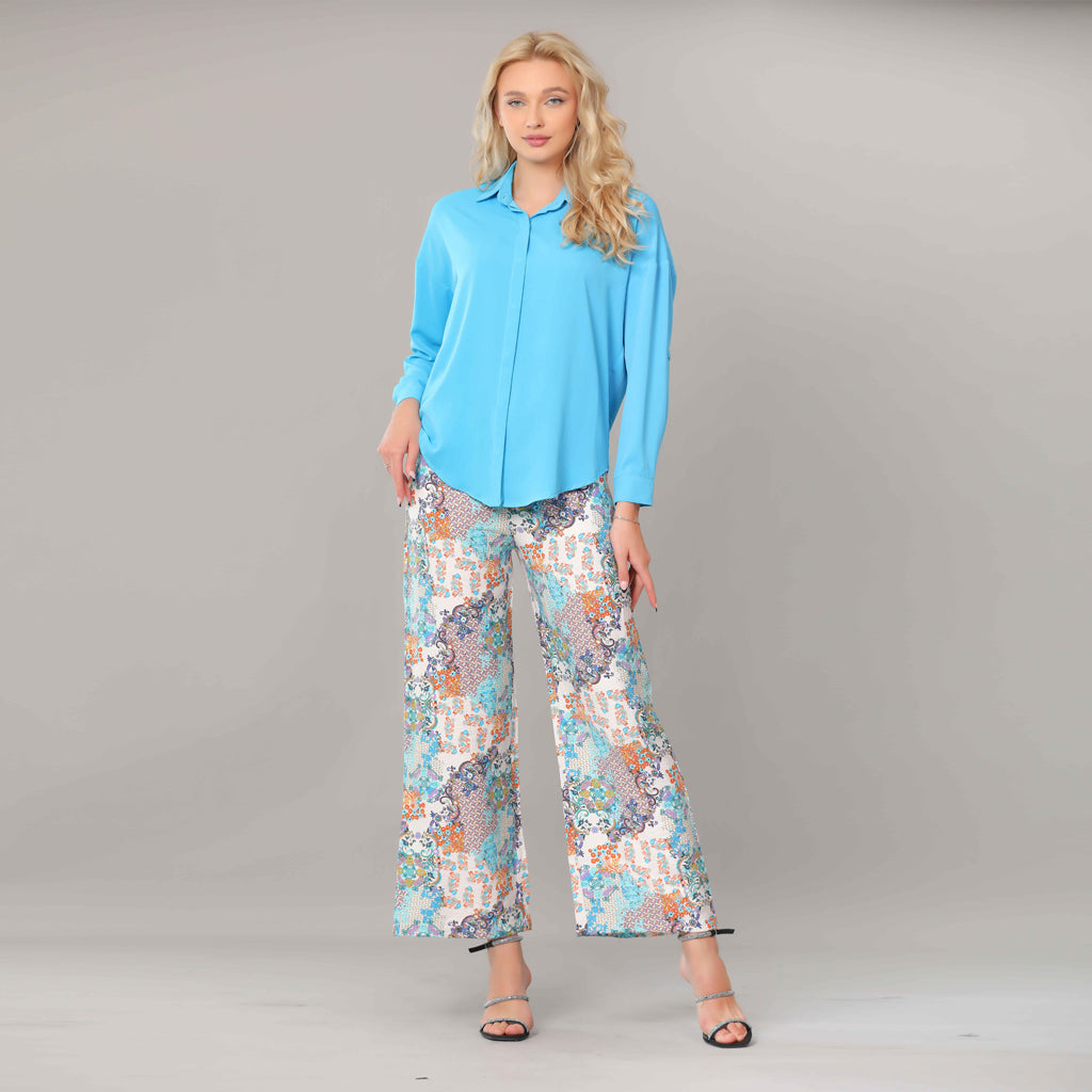 Shirt-Soft Armani-TURQUOIS