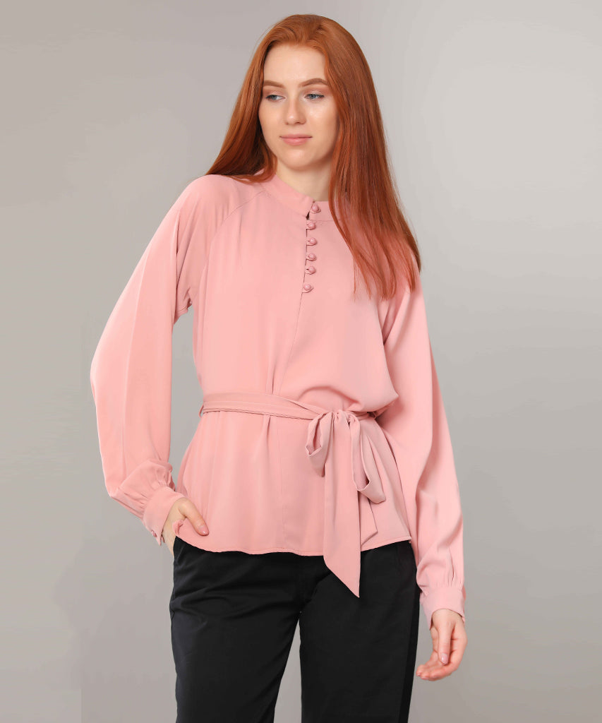 Blouse-Soft Armani-ROSE
