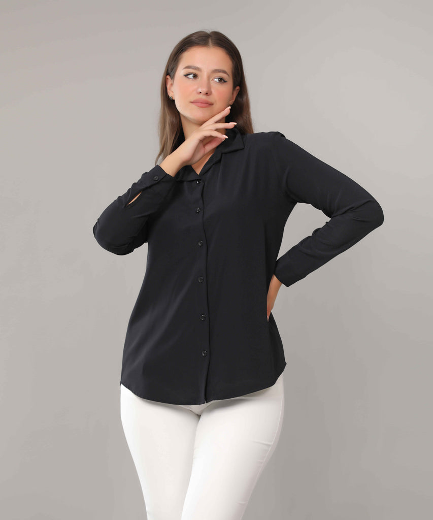 Shirt-Soft Armani-BLACK