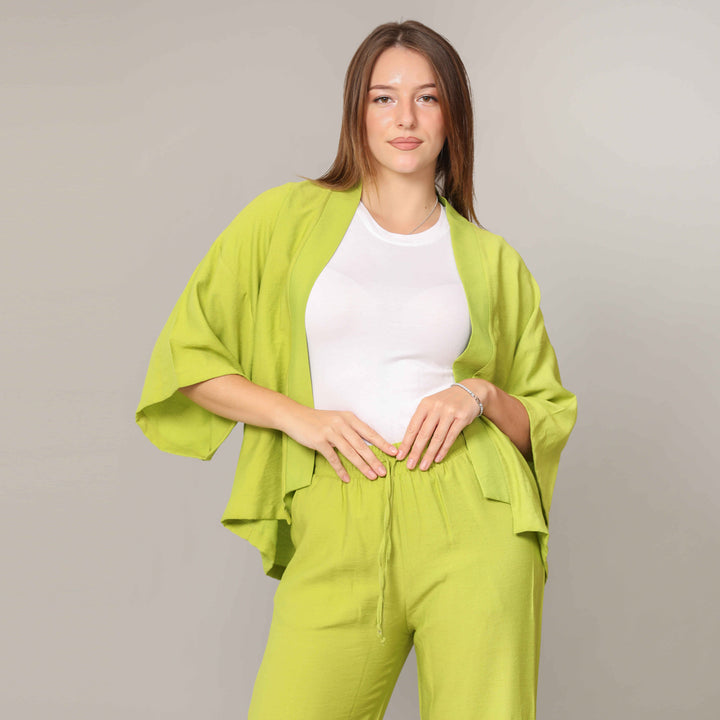 Cardigan-Cotton Viscose-CANARY