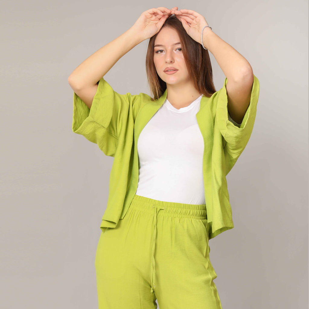 Cardigan-Cotton Viscose-CANARY