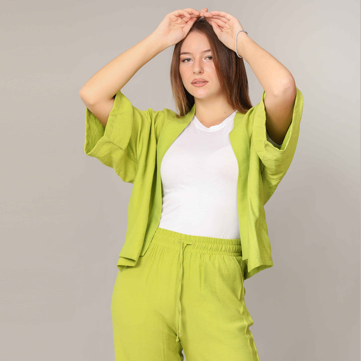 Cardigan-Cotton Viscose-CANARY