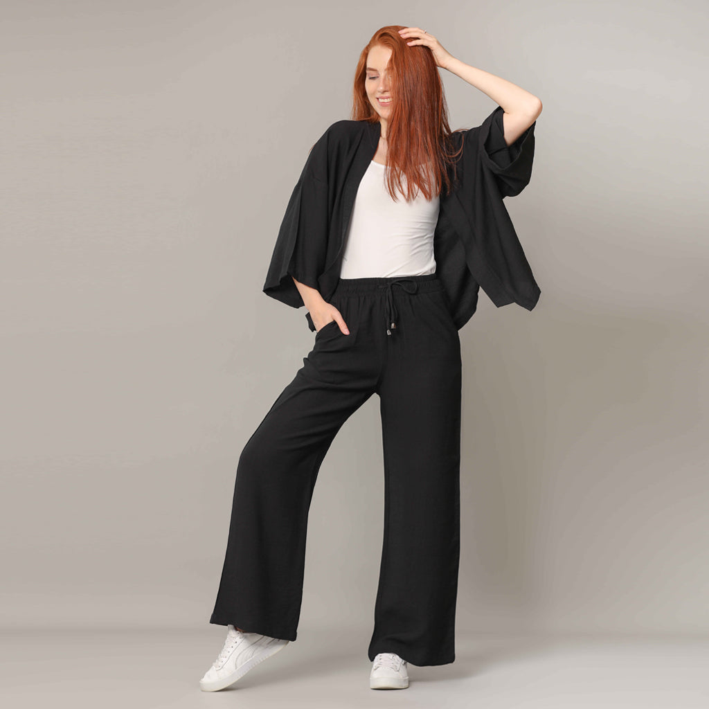 Trousers-Gabardine-BLACK