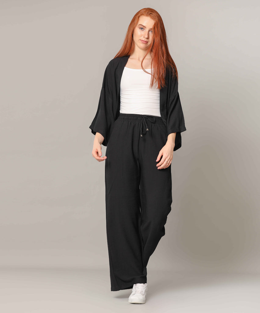 Trousers-Gabardine-BLACK