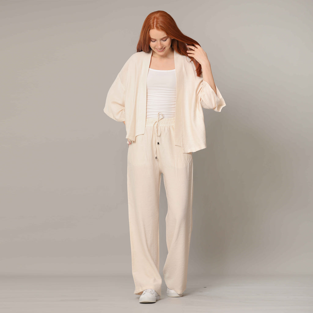 Cardigan-Cotton Viscose-BEIGE