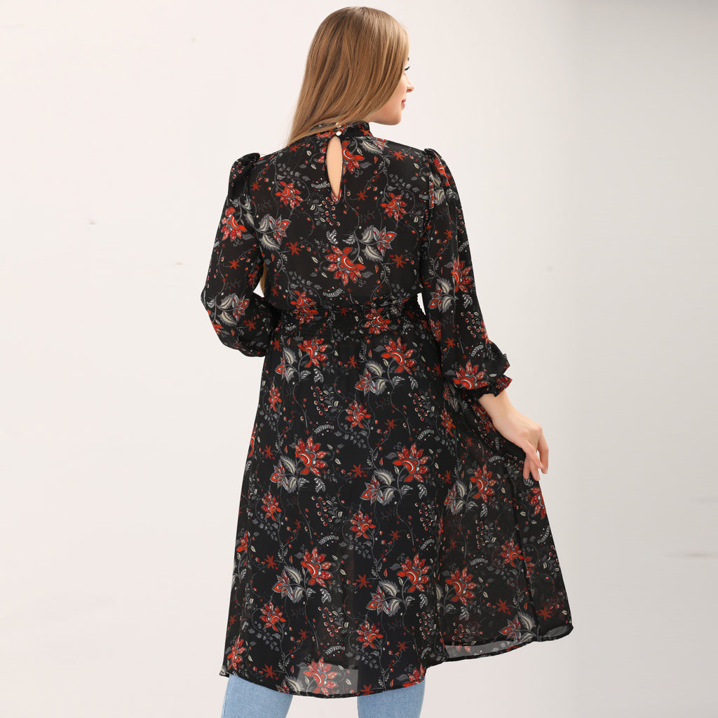 Dress-Chiffon-BLACK