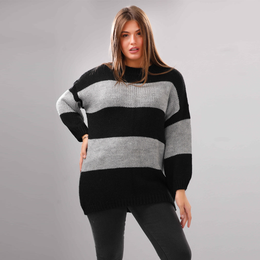 Pullover-Knit-BLACK
