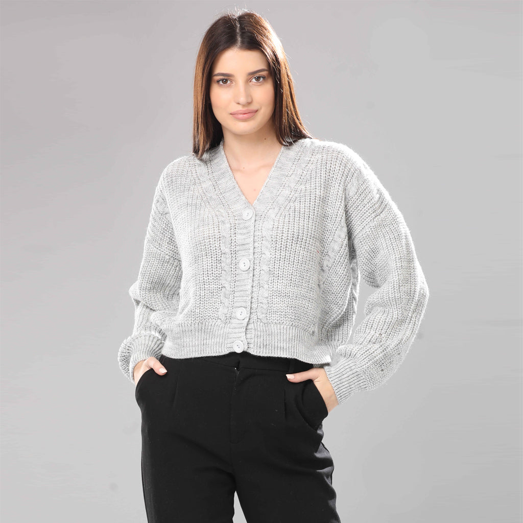 Cardigan-Knit-GRAY